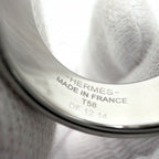 Hermes Ring Etrier Small Items 58 Silver X Navy