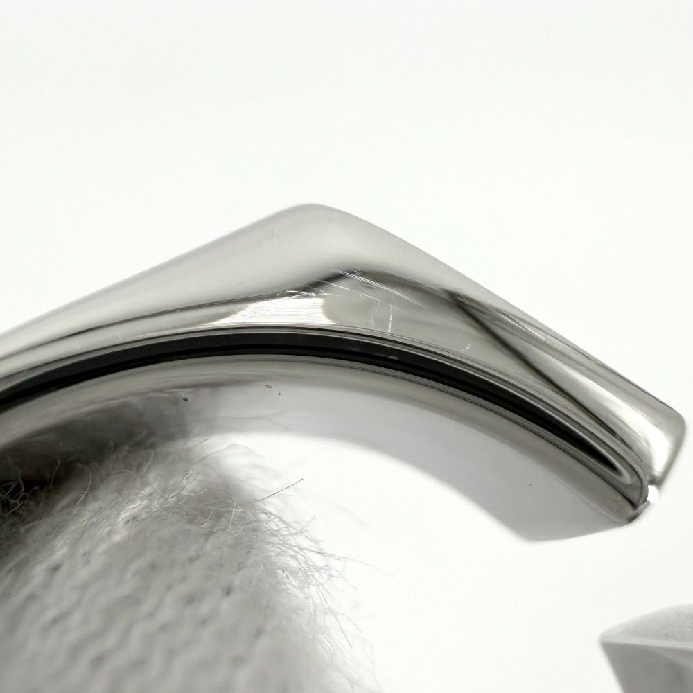 Hermes Ring Etrier Small Items 58 Silver X Navy — view 7