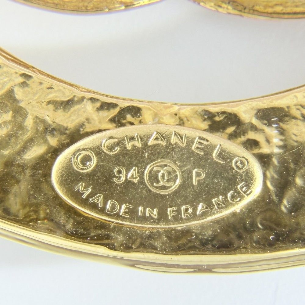 Chanel Brooch CC Logo Round Circle Vintage — view 4