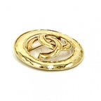 Chanel Brooch CC Logo Round Circle Vintage — view 3