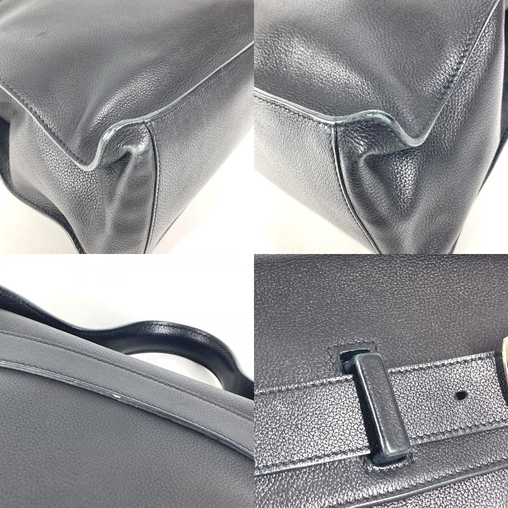 Hermes Handbag Etri Belt Leather Black X — view 8