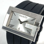 Gucci Watch Logo SS Black X — view 4