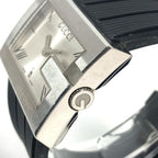 Gucci Watch Logo SS Black X — view 5