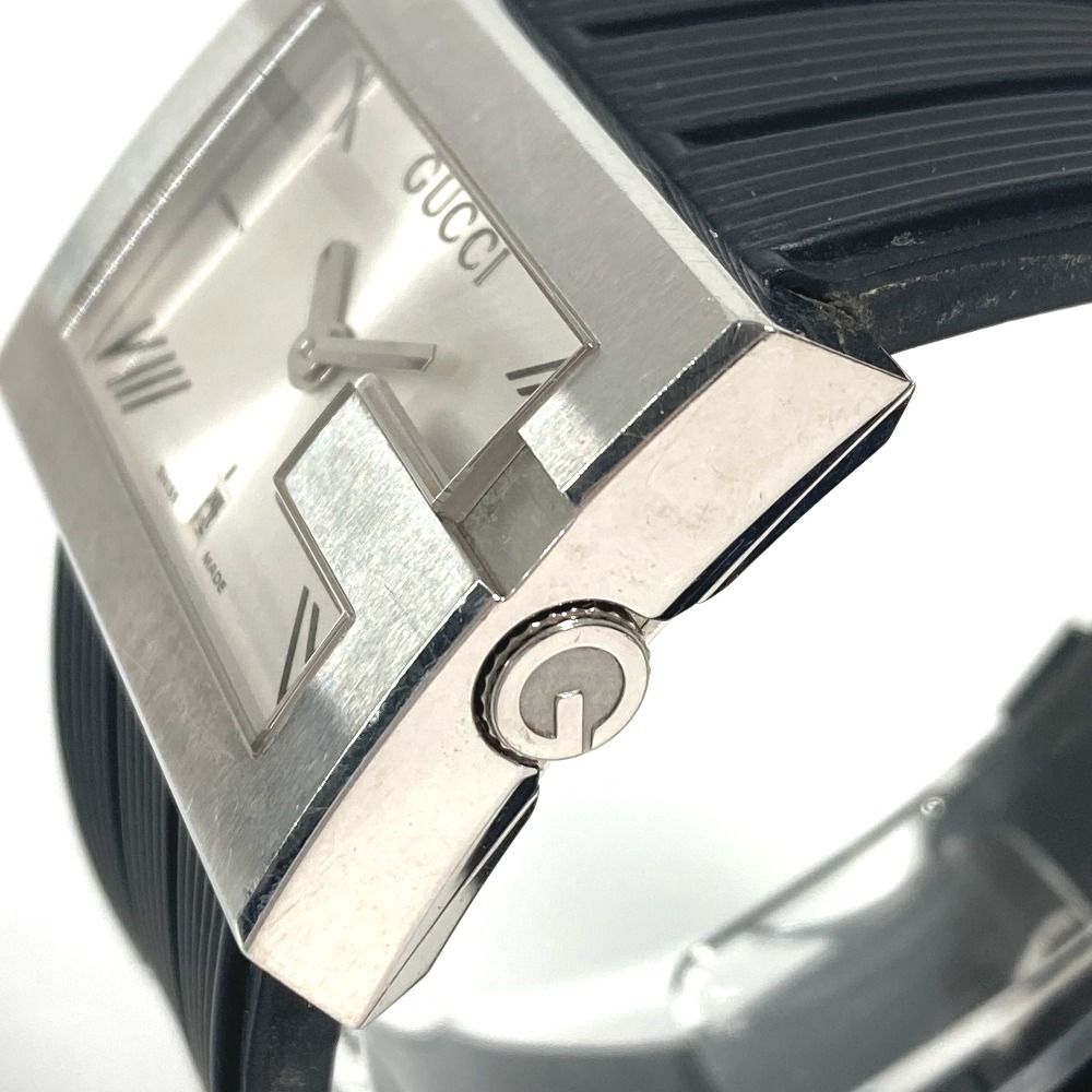 Gucci Watch Logo SS Black X — view 5
