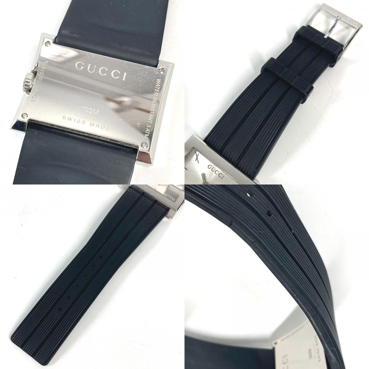 Gucci Watch Logo SS Black X — view 7