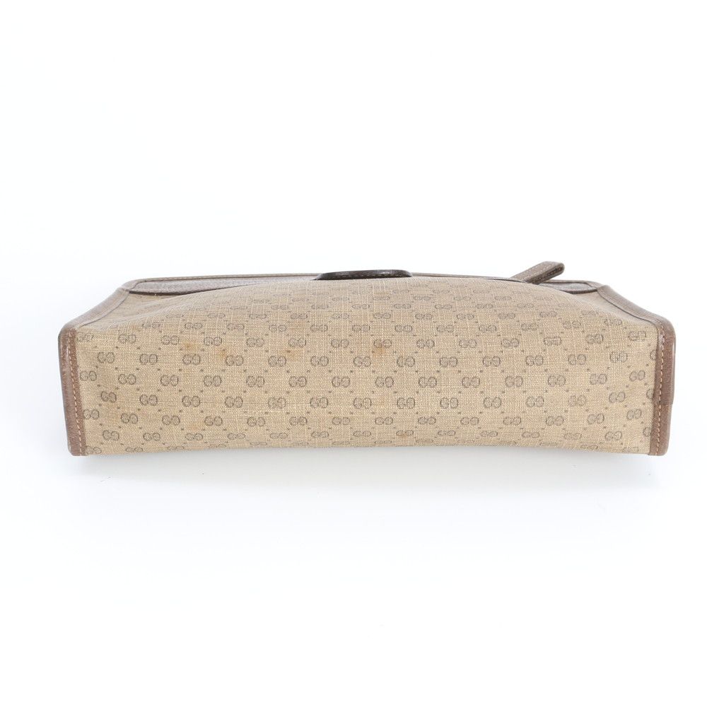 Gucci Vintage Micro GG Leather Clutch Pouch — view 5