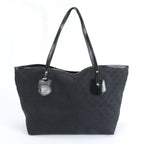 Gucci GG Canvas Leather Tote — view 3