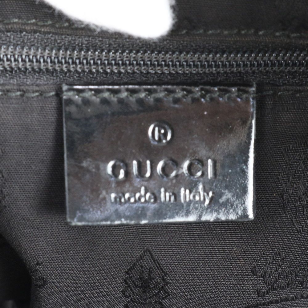 Gucci GG Canvas Leather Tote — view 9