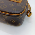 Louis Vuitton Monogram Pochette Cite Shoulder Bag Brown — view 4