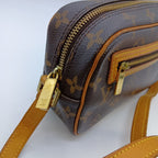 Louis Vuitton Monogram Pochette Cite Shoulder Bag Brown — view 7