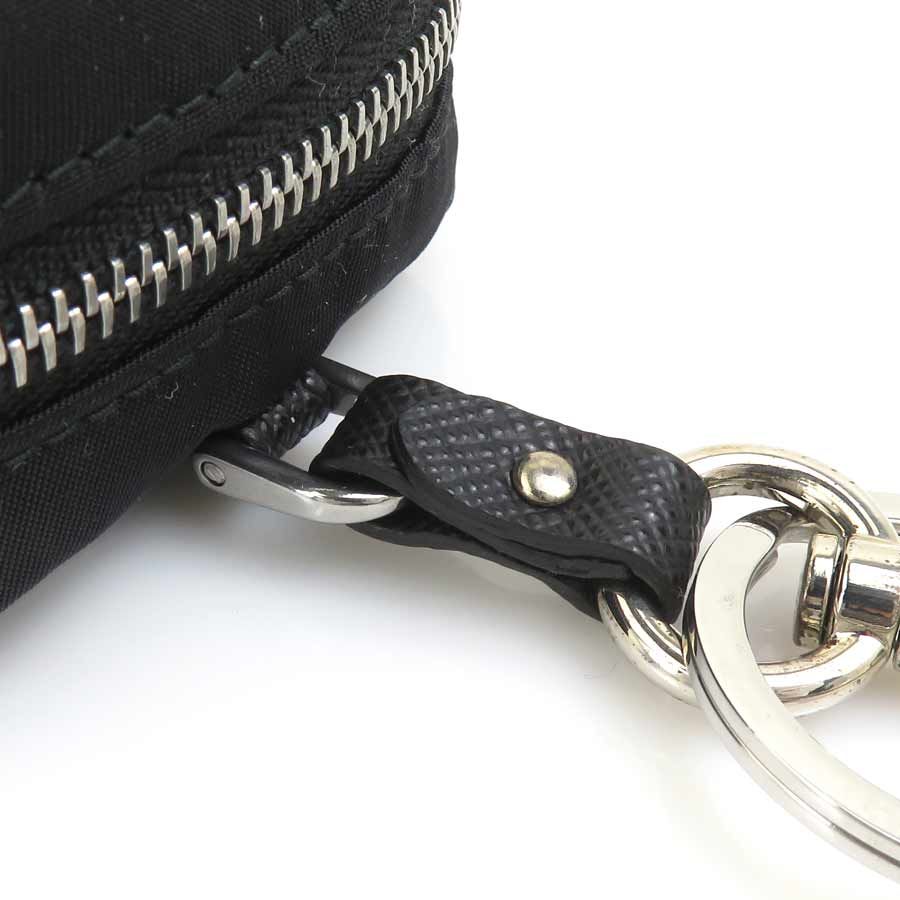 Prada Pouch Nylon Black Brown X — view 8