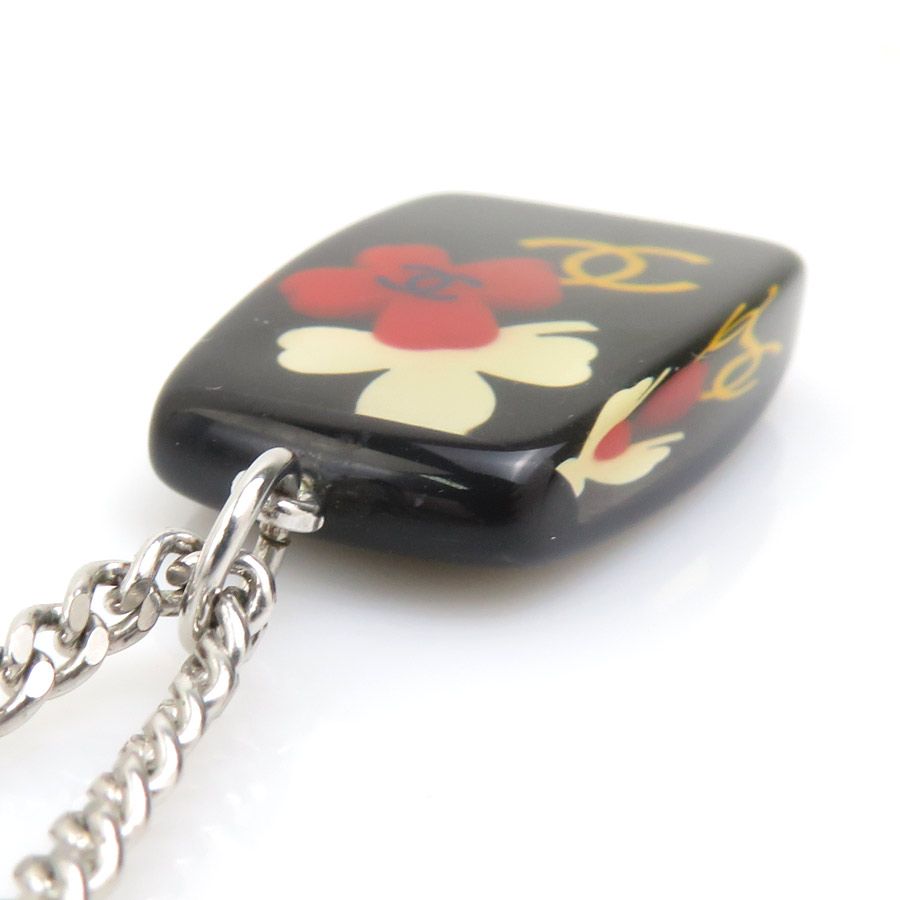 Chanel Necklace Black X — view 3