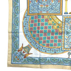 Hermes Scarf Carre 90 Ciels Byzantins Byzantine Sky Silk — view 5