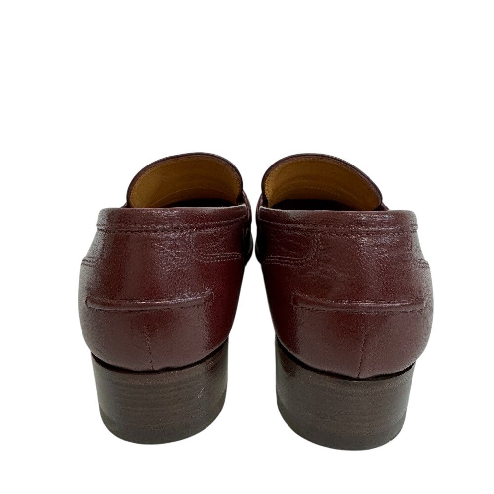 Gucci Horsebit Loafers Leather Red Wine — view 5