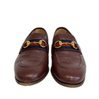 Gucci Horsebit Loafers Leather Red Wine — view 2