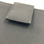 Prada Tessuto Nylon Zip Around Compact Wallet Black — view 7