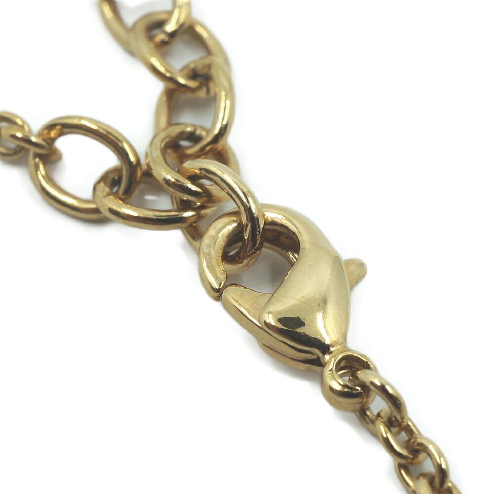 Louis Vuitton Mark Collier Essential Lou Metal Pearl Gold Necklace — view 7