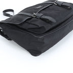 Gucci GG Nylon Leather Shoulder Bag Crossbody Messenger Black — view 4