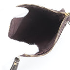 Louis Vuitton Monogram Mini Lin Pochette Ebene Pouch — view 6