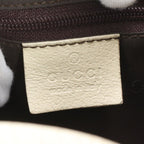Gucci Jackie 001 Leather Canvas Shoulder Bag Tote — view 9
