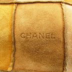 Chanel Chocolate Suede Patchwork Tote Beige — view 6