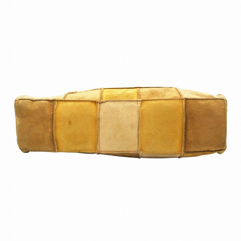 Chanel Chocolate Suede Patchwork Tote Beige — view 5