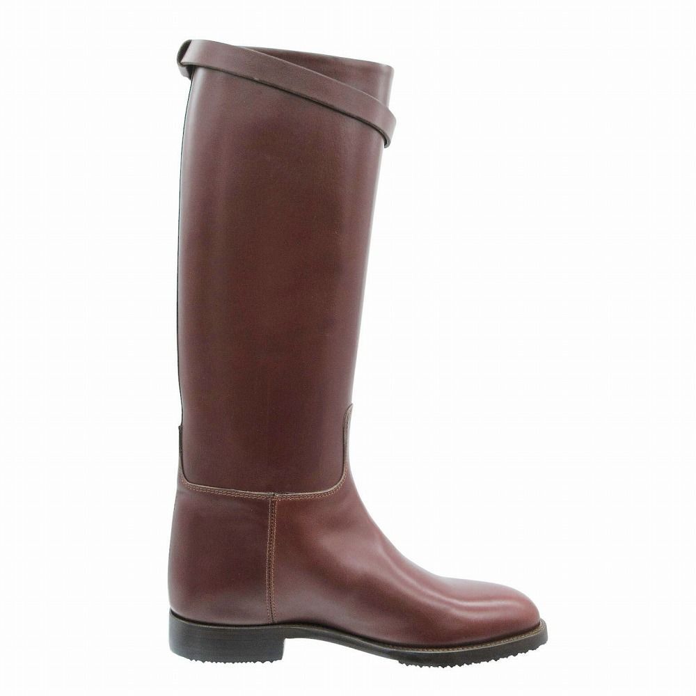Hermes Kelly Long Boots Shoes Silver Mocha Botte L Veau Velour Moka — view 2