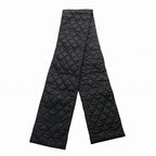 Chanel CC Logo Quilted Patted Scarf Black — view 5