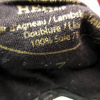 Hermes Leather Gloves Kelly Cadena 7 Black Gold — view 6
