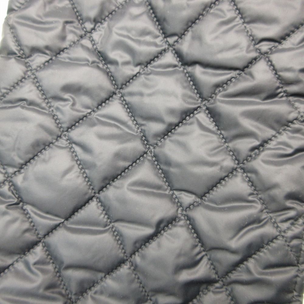 Chanel CC Logo Quilted Patted Scarf Black — view 4