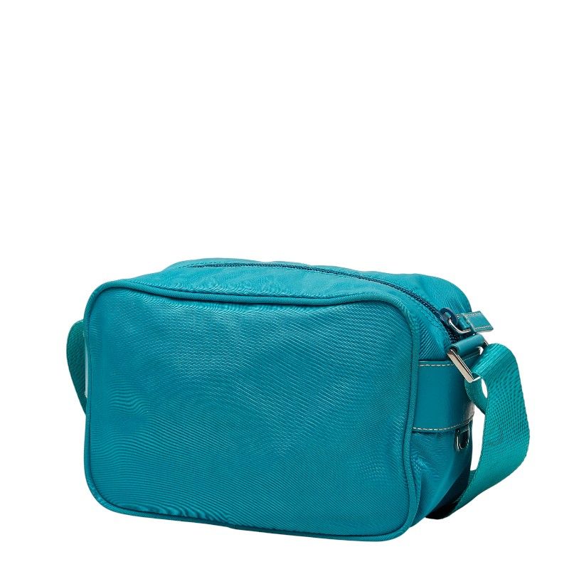 Prada Turquoise Blue Nylon Shoulder Bag — view 2