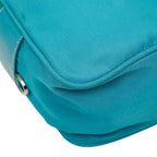 Prada Turquoise Blue Nylon Shoulder Bag — view 6