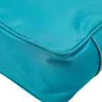 Prada Turquoise Blue Nylon Shoulder Bag — view 4