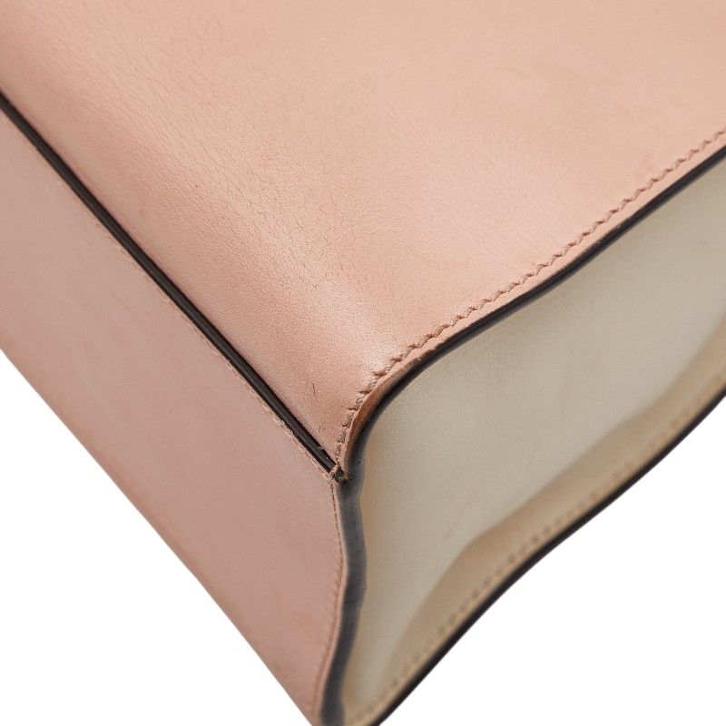 Gucci Bamboo Pearl 2-Way Shoulder Bag Pink Ivory Leather — view 6