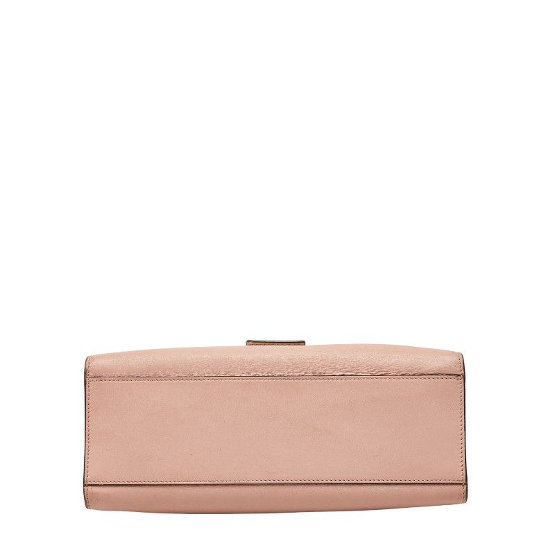 Gucci Bamboo Pearl 2-Way Shoulder Bag Pink Ivory Leather — view 3