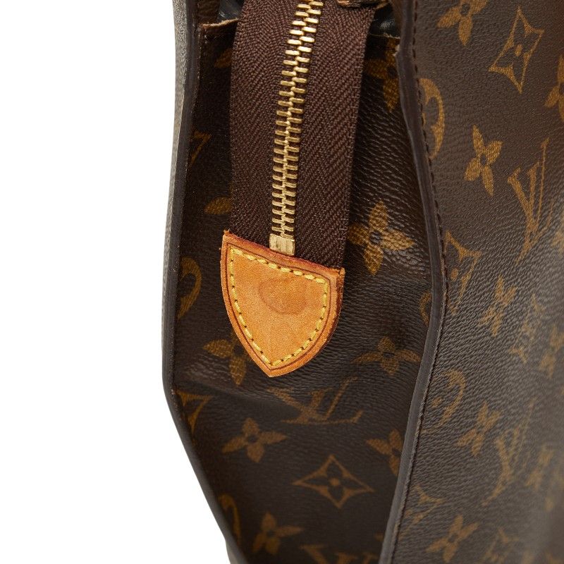 Louis Vuitton Monogram Babylon Brown Leather Tote — view 8