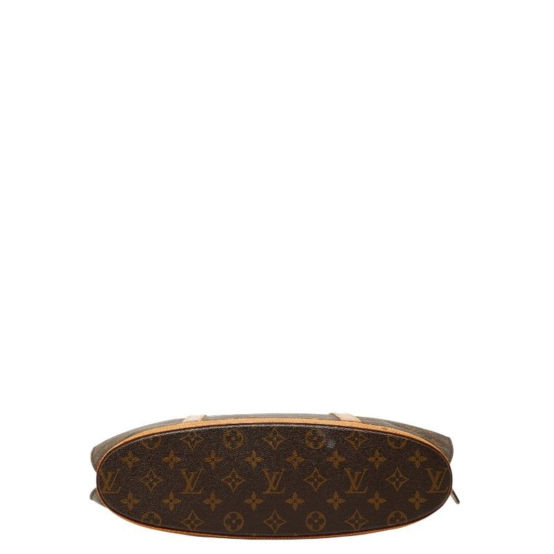 Louis Vuitton Monogram Babylon Brown Leather Tote — view 3