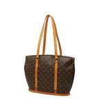 Louis Vuitton Monogram Babylon Brown Leather Tote — view 2