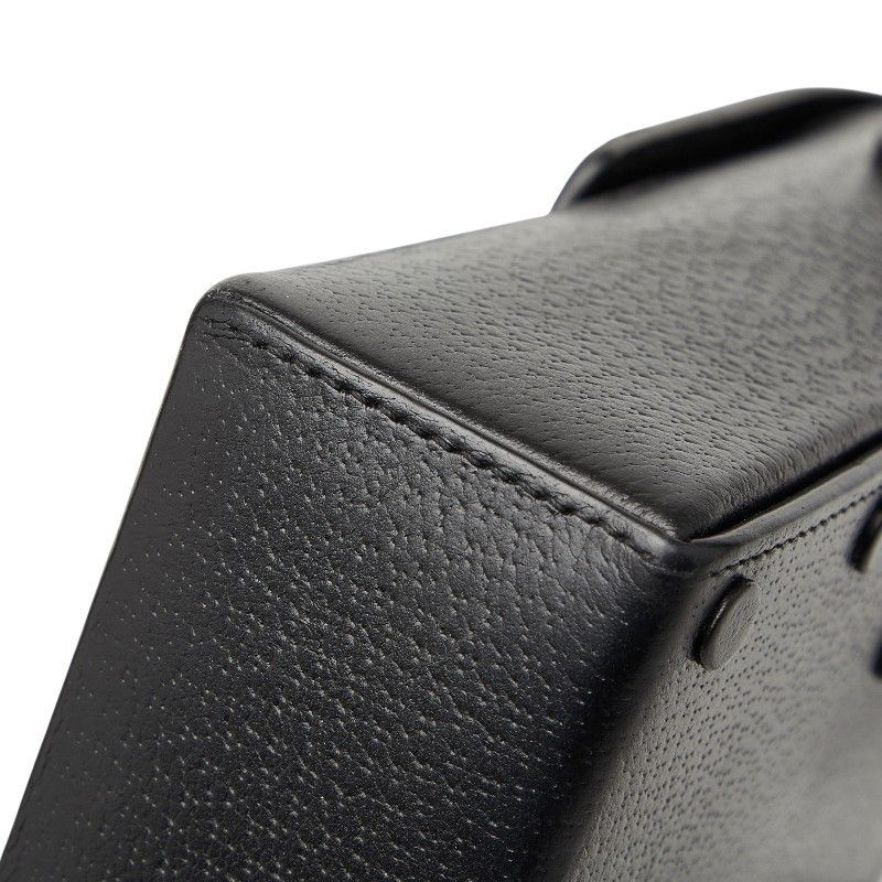 Gucci Horsebit Black Leather Shoulder Bag — view 5