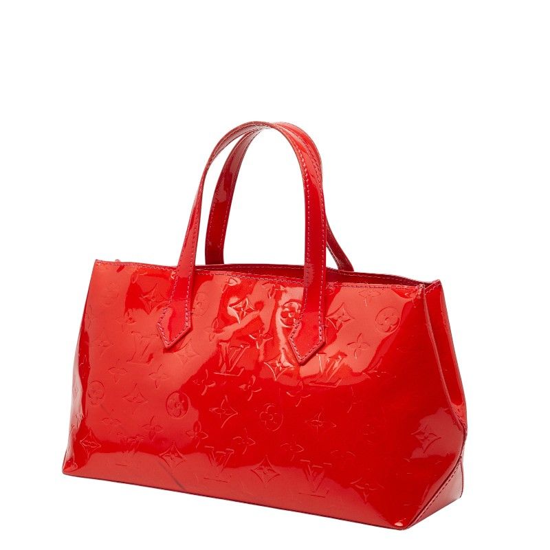 Louis Vuitton Monogram Vernis Wilshire PM Pomme D'amour Red Patent Handbag — view 2