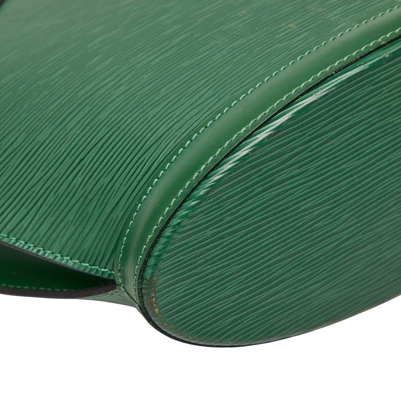 Louis Vuitton Epi Saint Jacques Borneo Green Leather Handbag — view 5