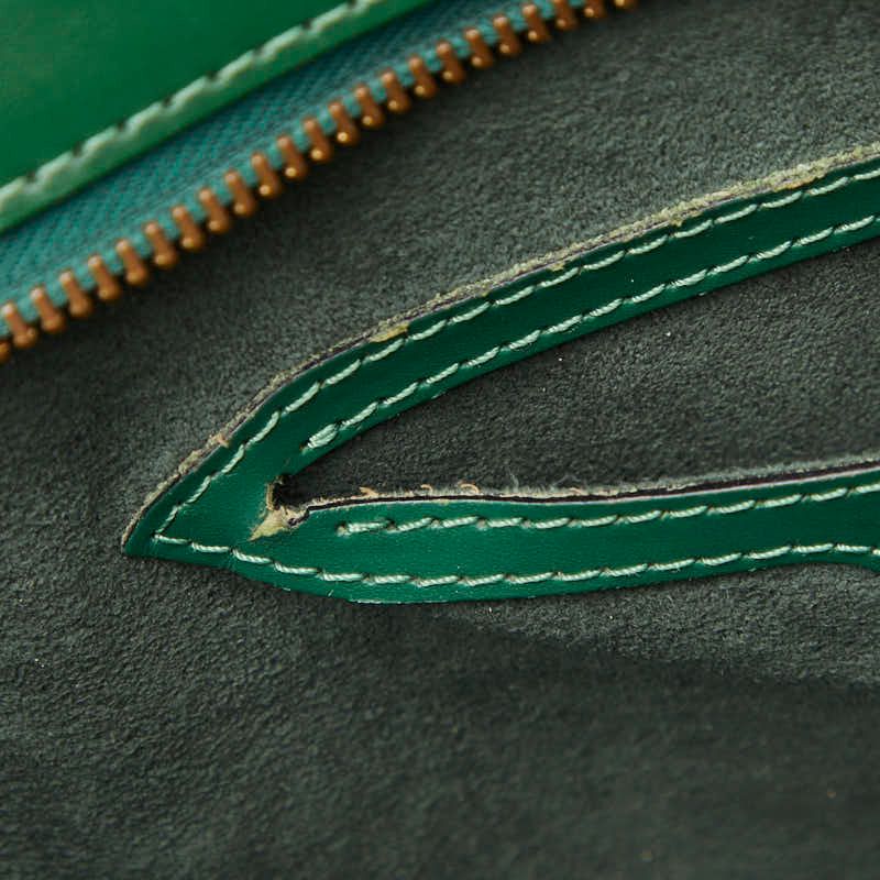 Louis Vuitton Epi Saint Jacques Borneo Green Leather Handbag — view 8