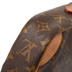 Louis Vuitton Monogram Danube Crossbody Shoulder Bag Brown Leather — view 5