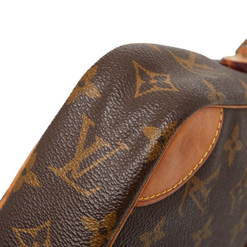 Louis Vuitton Monogram Danube Crossbody Shoulder Bag Brown Leather — view 4