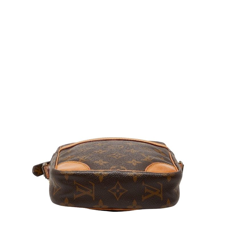 Louis Vuitton Monogram Danube Crossbody Shoulder Bag Brown Leather — view 3