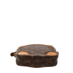 Louis Vuitton Monogram Danube Crossbody Shoulder Bag Brown Leather — view 3