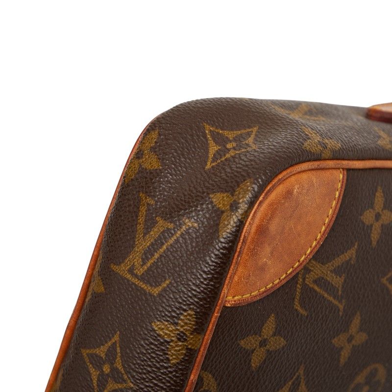 Louis Vuitton Monogram Danube Crossbody Shoulder Bag Brown Leather — view 4