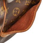 Louis Vuitton Monogram Danube Crossbody Shoulder Bag Brown Leather — view 8