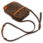 Louis Vuitton Monogram Danube Crossbody Shoulder Bag Brown Leather — view 9