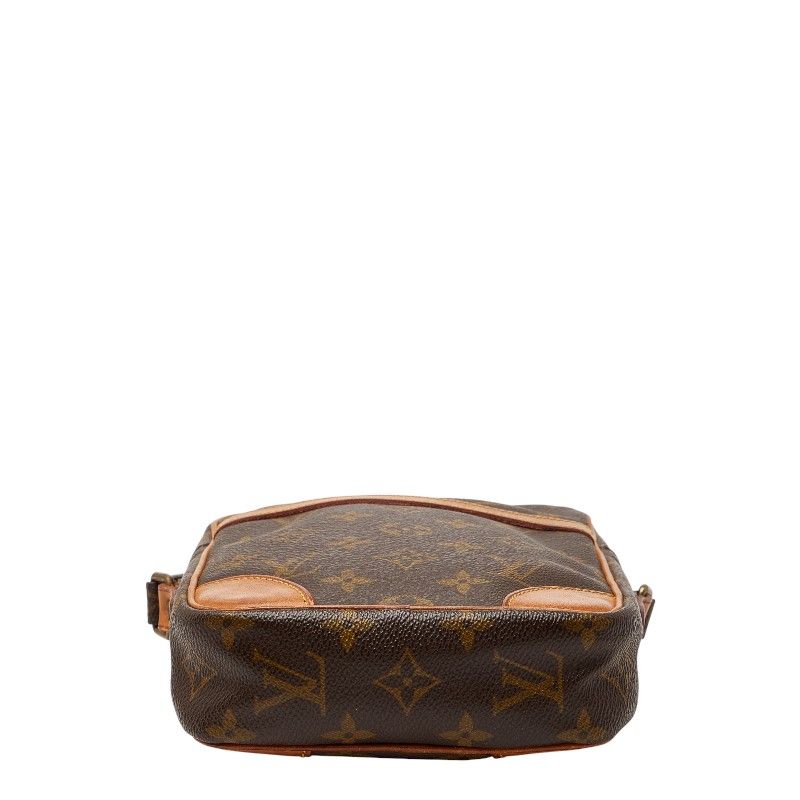 Louis Vuitton Monogram Danube Crossbody Shoulder Bag Brown Leather — view 3